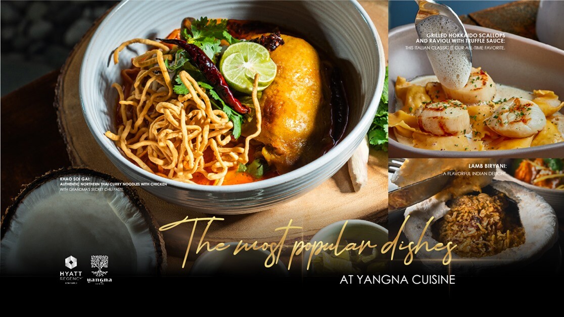 The Most Popular Dishes at Yangna Cuisine, Hyatt Regency Koh Samui