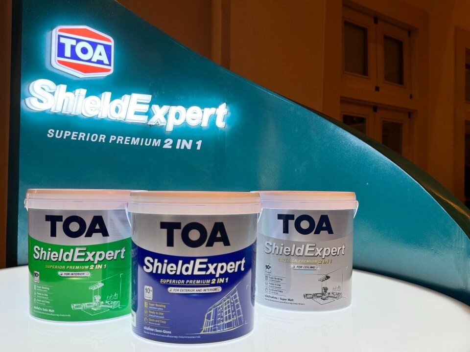 TOA เปิดตัว 'TOA Shield Expert' นวัตกรรมสีทับหน้ารวมรองพื้น รุกขายในช่องทางโมเดิร์นเทรดทั่วประเทศ