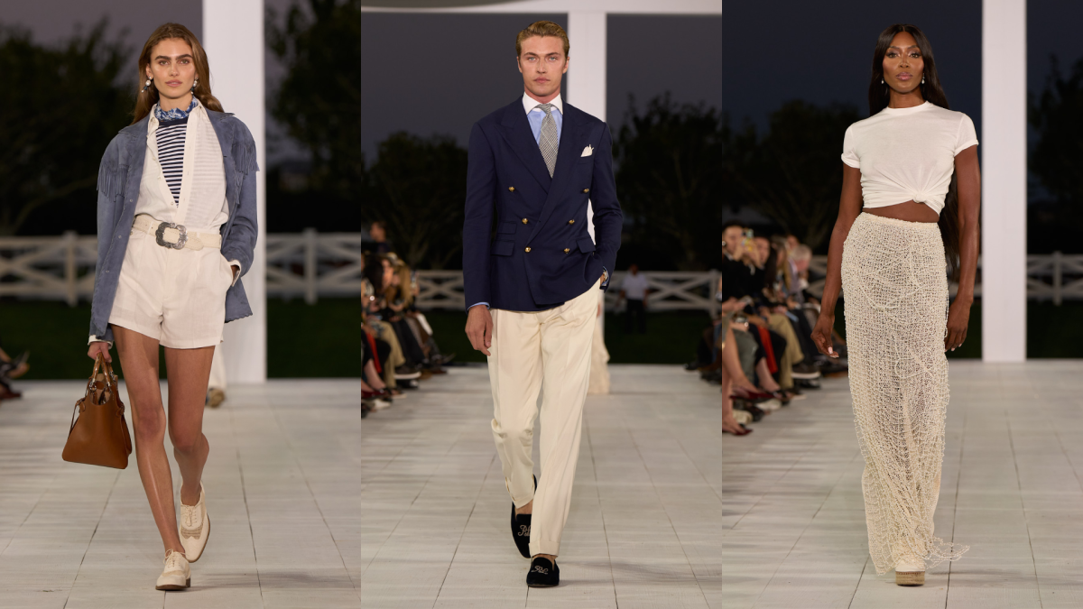 Ralph Lauren เปิดตัวแฟชั่นโชว์ Spring 2025 สุดตระการตาในเมือง Hamptons