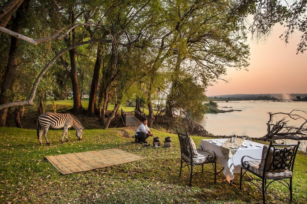 The Royal Livingstone Hotel by Anantara Presents Unforgettable Outdoor Dining Experiences