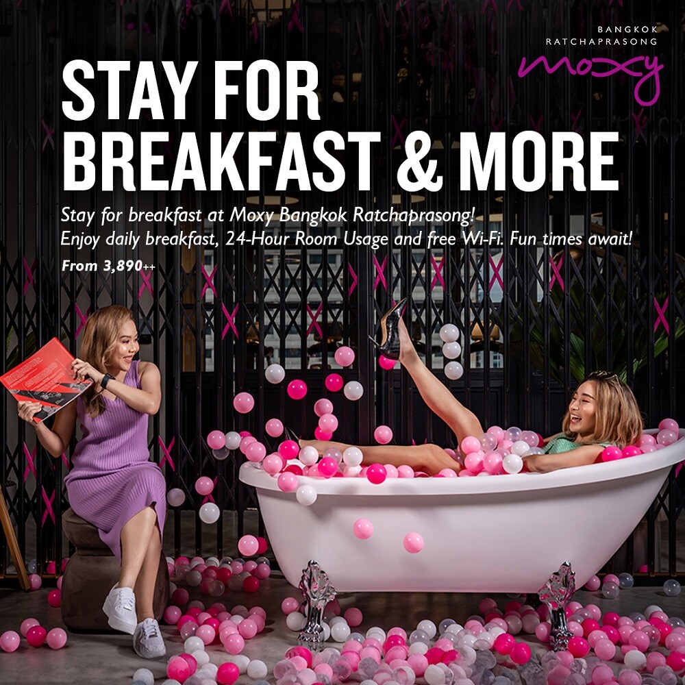 Moxy Bangkok Ratchaprasong unveils exclusive 'STAY FOR BREAKFAST &amp; MORE' offer