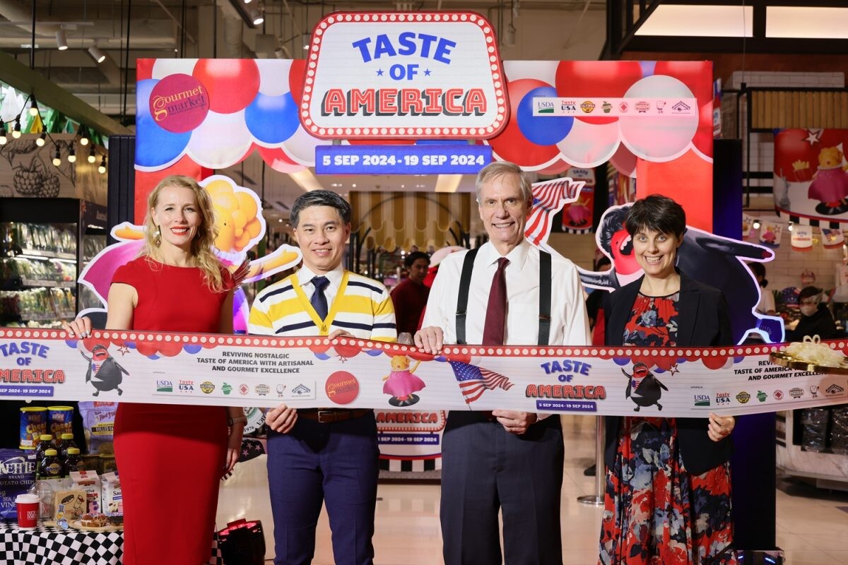 "กูร์เมต์ มาร์เก็ต" ชวนสัมผัสวัฒนธรรมอาหารอเมริกา ในงาน "Taste of America 2024" พาเหรดวัตถุดิบและผลิตภัณฑ์คุณภาพ พร้อมเมนูอร่อยแบบจัดเต็ม