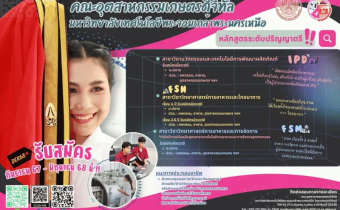 คณะอุตสาหกรรมเกษตรดิจิทัล มจพ.