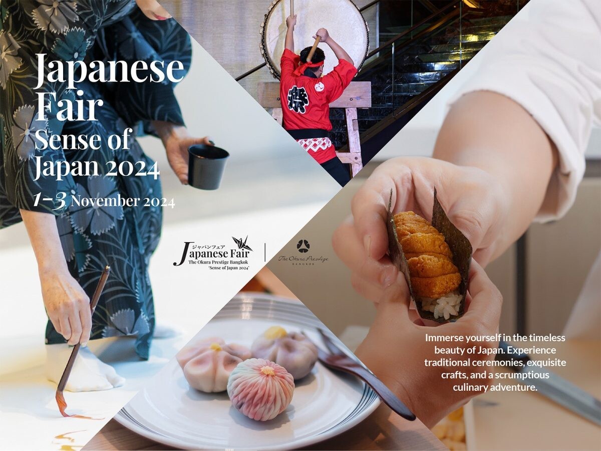 The Okura Prestige Bangkok Unveils a Captivating Sensory Journey at the Third Annual "Japanese Fair - Sense of Japan 2024"