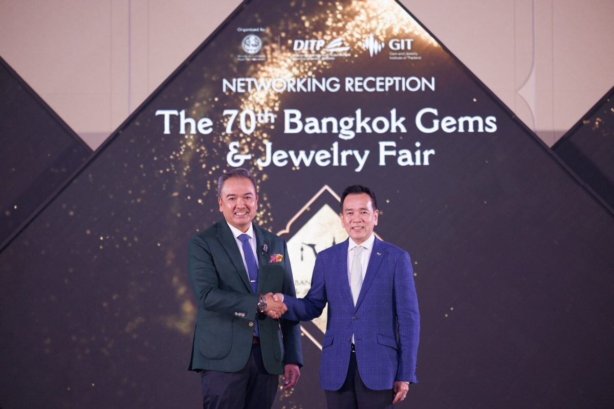 Spectacular Networking Reception at the 70th Bangkok Gems and Jewelry Fair Bridges Thailand's Gem &amp; Jewelry Industry with the Global Market