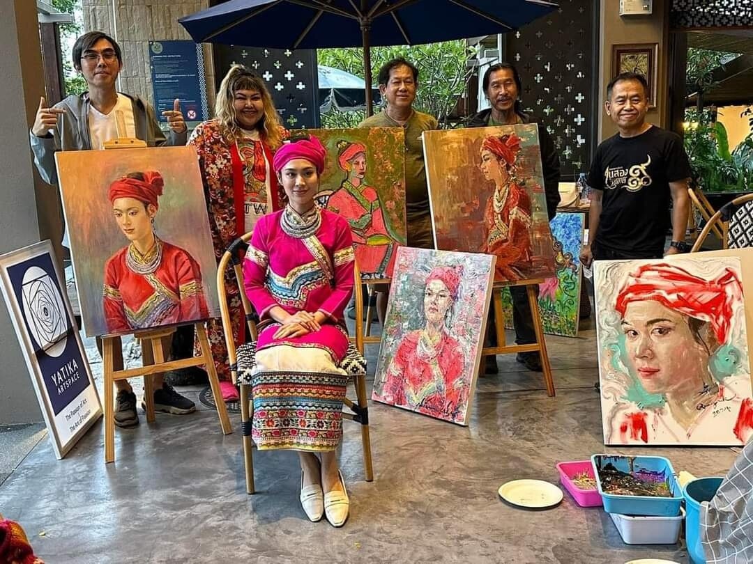 ศิลปินชื่อดังระดับประเทศร่วมงาน Art Workshop "เชียงดาวพราวศิลป์"