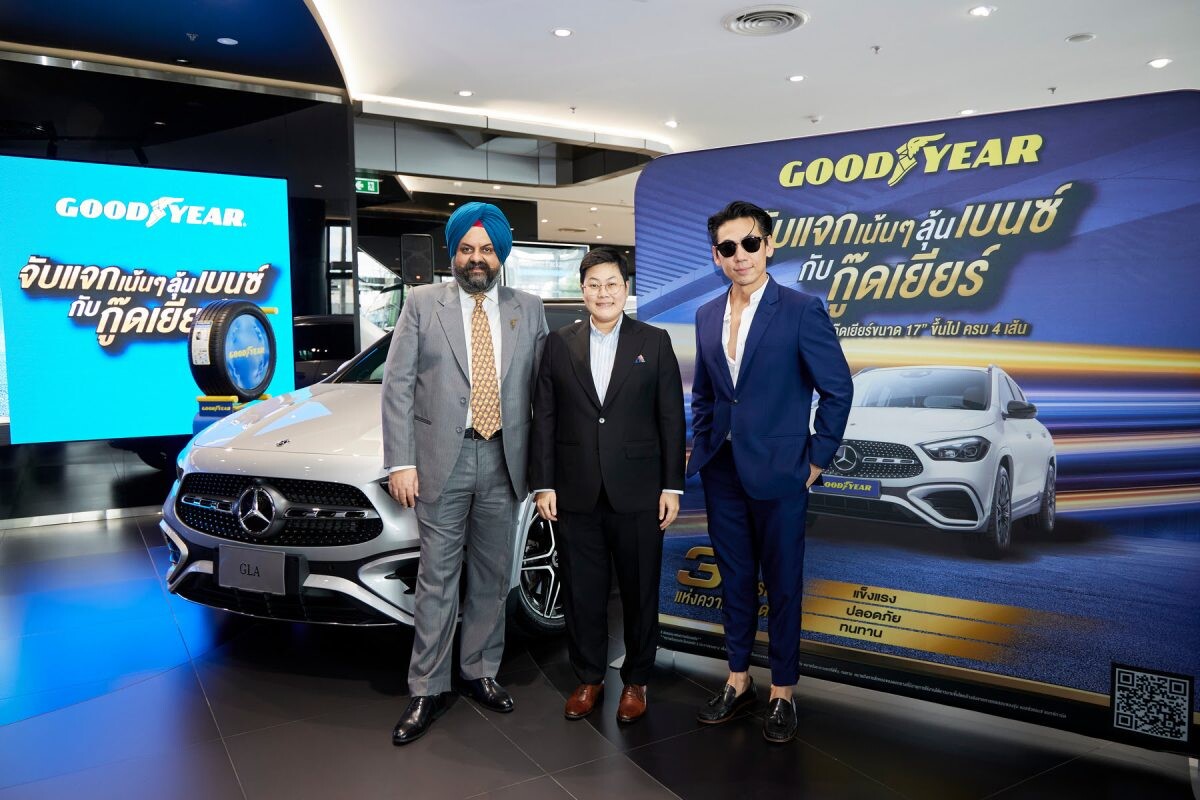 Goodyear launches promotion of the year: "Lucky Draw: Win Big, Win a Benz with Goodyear." Simply change four tires to get a chance to win a Mercedes-Benz and other exciting prizes