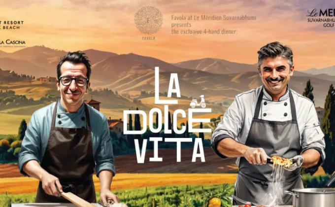 La Dolce Vita: มื้อค่ำเมนูอิตาเลียนครั้งพิเศษโดยเชฟฟาบิโอและเชฟดานิโล