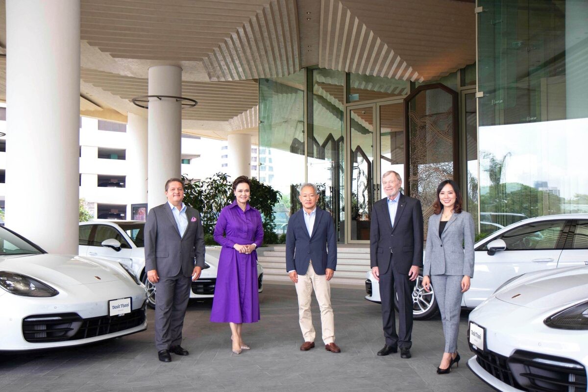 Dusit Thani Bangkok partners with Porsche Thailand to offer 'one-of-a-kind' luxury limousine service for guests