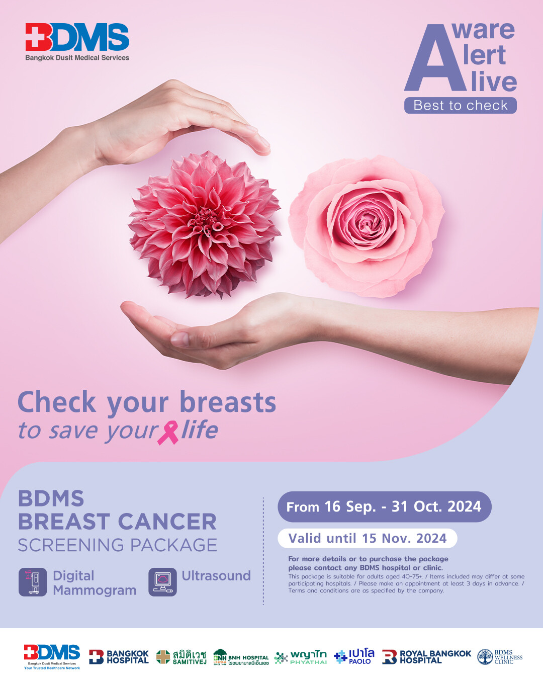 BDMS Launches Breast Cancer Screening Campaign to Promote Early Detection and Prevention