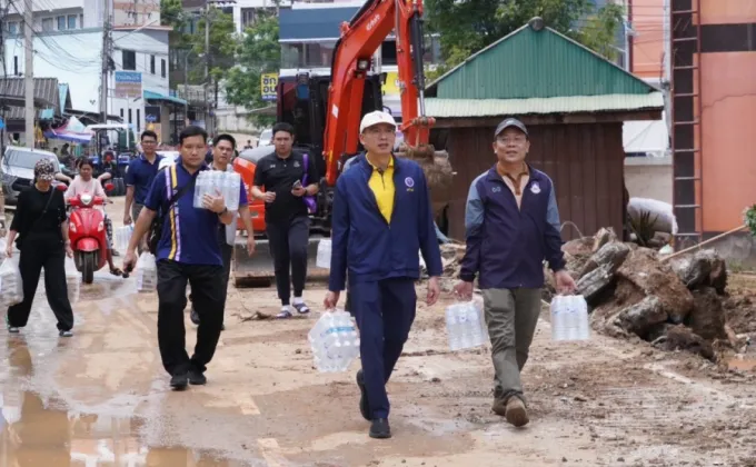 ม.พะเยา ร่วมใจช่วยเหลือผู้ประสบภัยน้ำท่วม