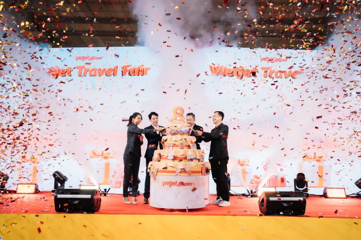 เวียตเจ็ทไทยแลนด์ ฉลองครบรอบ 8 ปี จัดงานสุดยิ่งใหญ่ 'Vietjet Travel Fair'