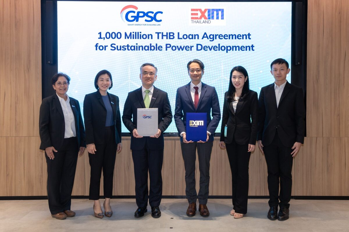 EXIM Thailand Finances Global Power Synergy Plc.'s Expansion of Investment in Energy Projects Domestically and Overseas