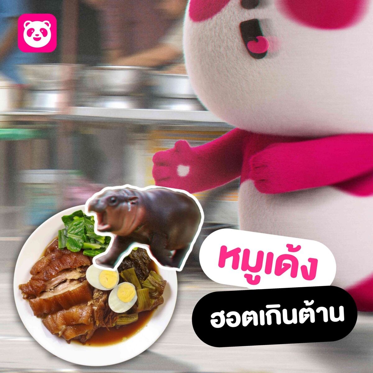 foodpanda เปิดลายแทง 10 ร้านข้าวขาหมู รับกระแส "น้องหมูเด้ง"