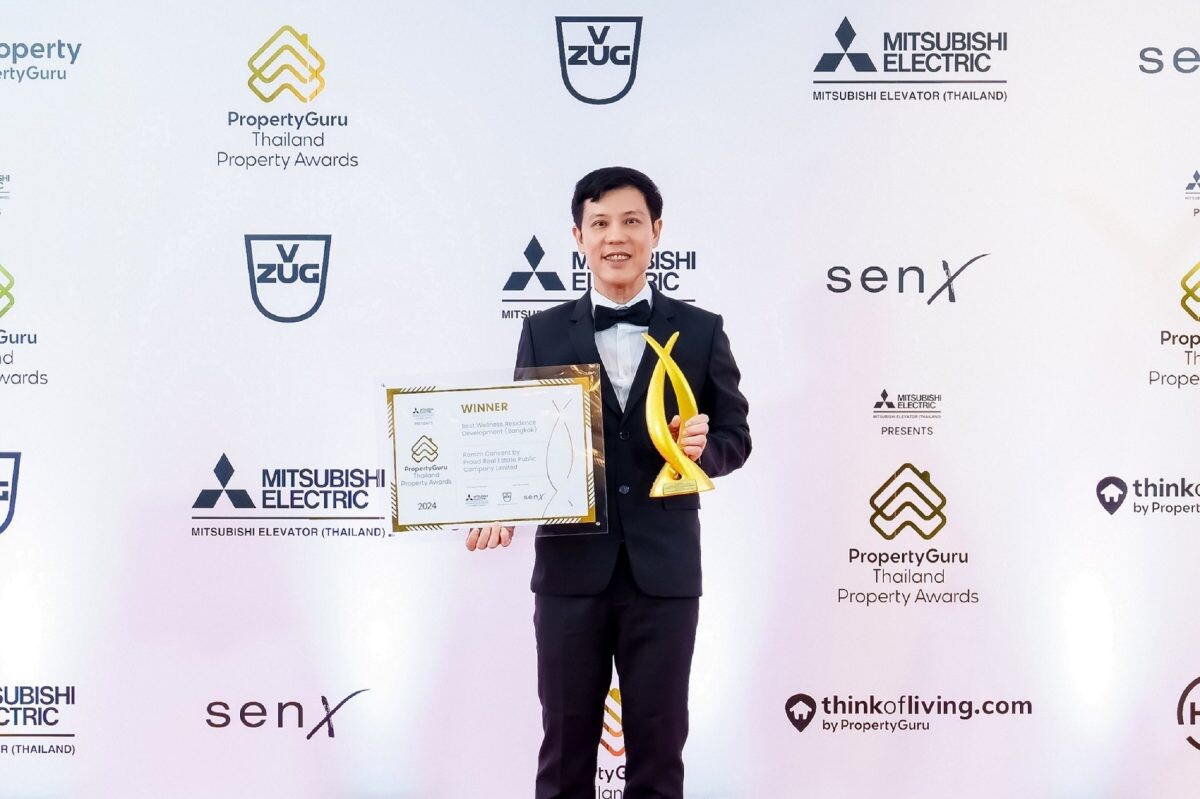 ROMM Convent คอนโดหรูที่ดีต่อสุขภาพผู้อยู่อาศัยคว้ารางวัล Best Wellness Residence Development ในงาน Property Guru Thailand Property Awards 2024