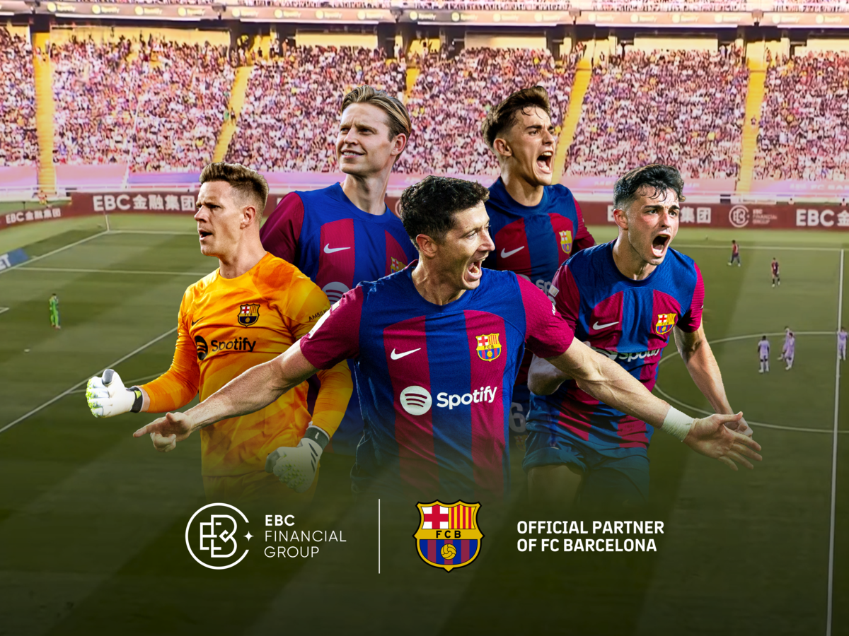 EBC Financial Group เปิดตัวในลีกลาลีกาสเปนร่วมกับพันธมิตร FC Barcelona