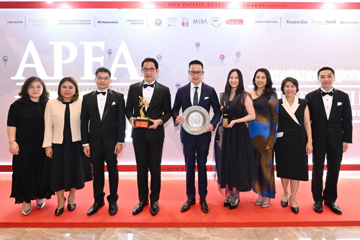 เมืองไทยประกันชีวิต รับรางวัลสูงสุด "Enterprise Asia Linchpin of Asia Awards" จากงาน Asia Pacific Enterprise Awards 2024