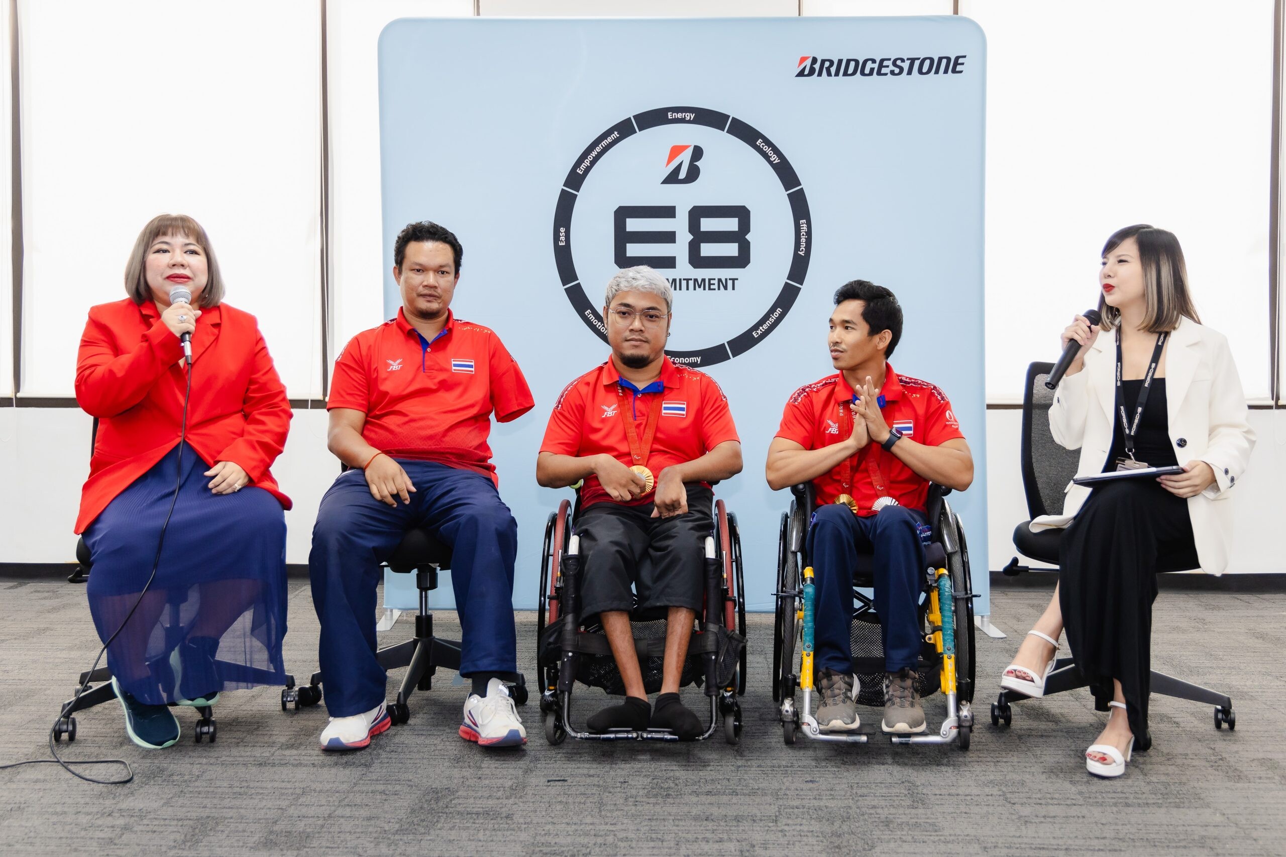 Bridgestone Commends Success of Bridgestone Thailand Para Athletes in Paris 2024 Paralympic Games and Holds Inspirational Panels Discussion for Employees Under "Chase Your Dream" Concept