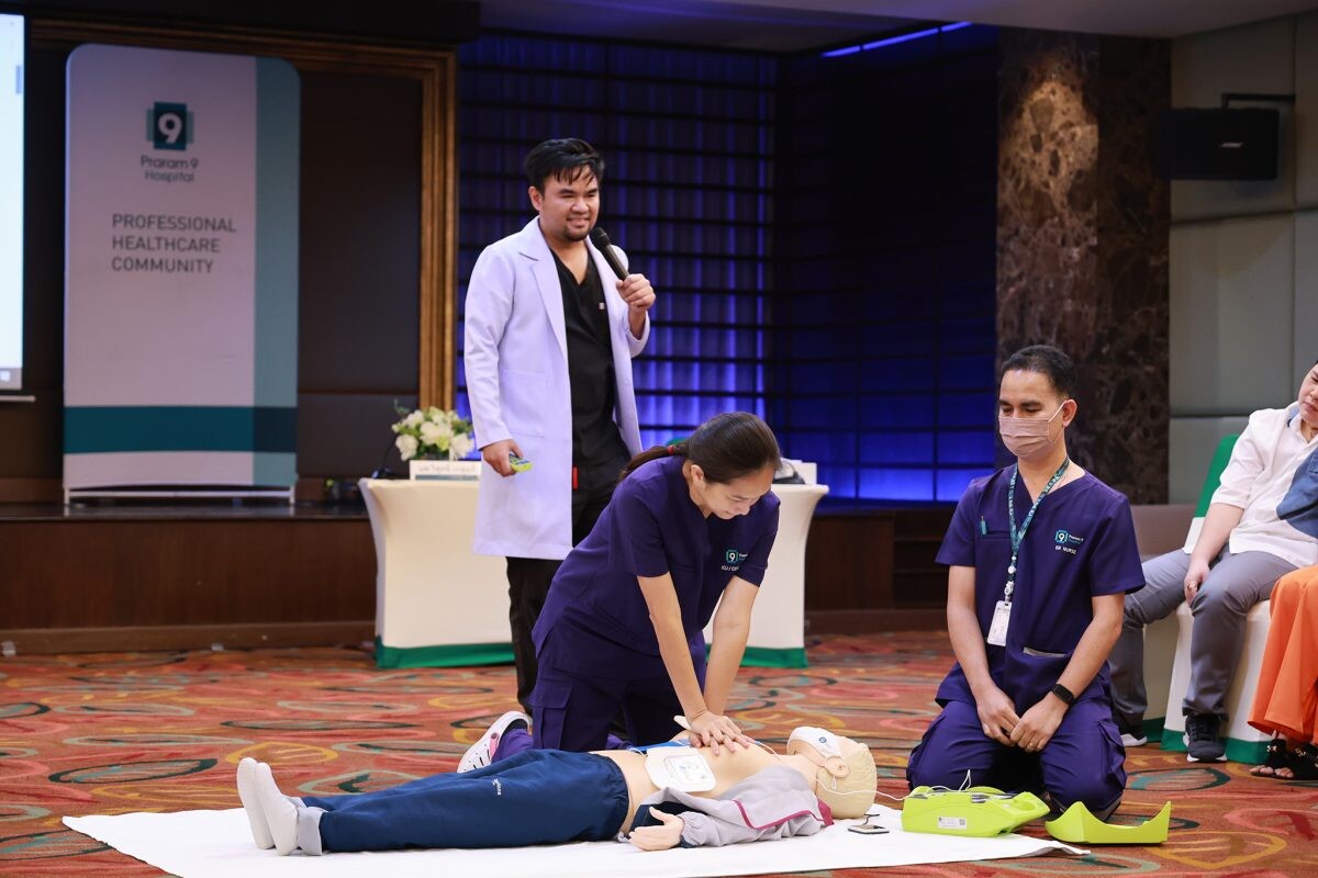 เมื่อพบผู้ป่วยหมดสติ หัวใจหยุดเต้น !!! แพทย์แนะ ต้องรีบช่วย CPR ทุกวินาทีมีคุณค่า พลิกโอกาสรอดชีวิต