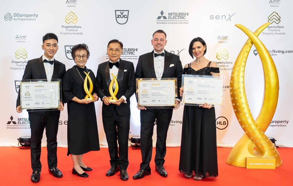 "Naturale Phuket Luxury Pool Villas" Wins "Best Luxury Villa Development" in Phuket among 3 Top Awards at 19th Thailand Property Awards