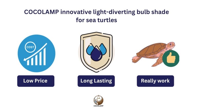 COCOLAMP Saves Lost Baby Sea Turtles, An Innovation from Chulalongkorn Students