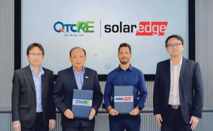 QTC RE ลงนาม SolarEdge ผู้นำด้านพลังงานโซลาร์อัจฉริยะ