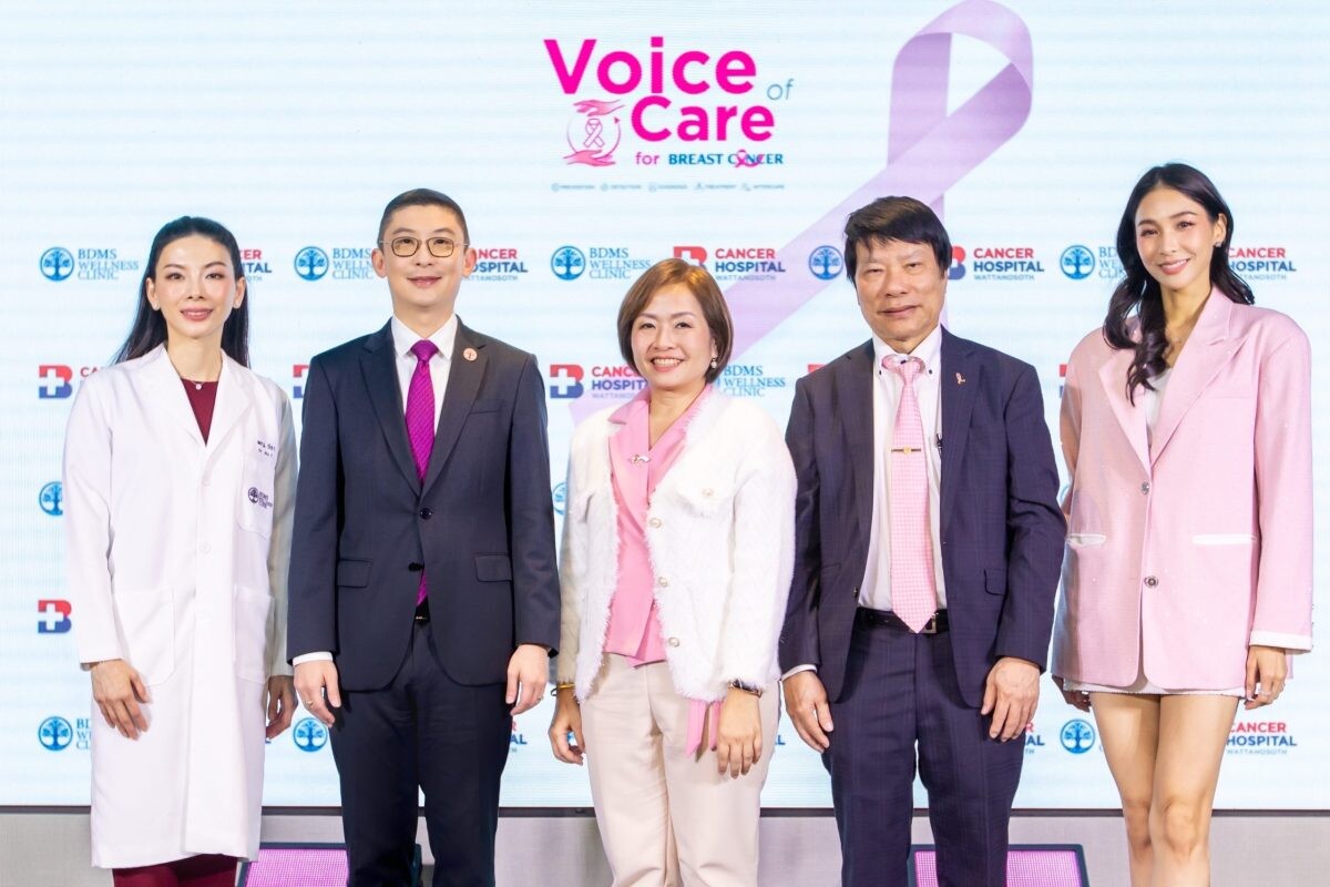 BDMS Wellness Clinic Joins Forces with Bangkok Cancer Hospital Wattanosothto Advocate for the "Voice of Care for Breast Cancer,"