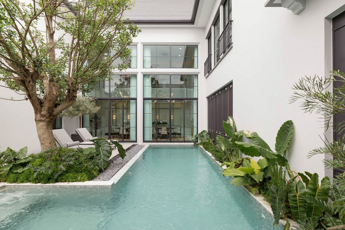 แลนด์ แอนด์ เฮ้าส์ Presale โครงการใหม่ NANTAWAN POOL VILLA พระราม9 กรุงเทพกรีฑาตัดใหม่