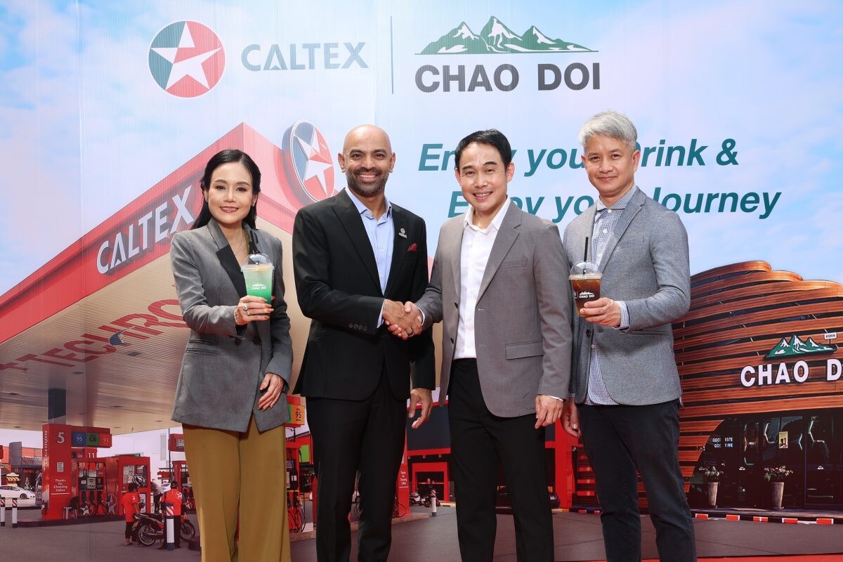 Caltex expands partnership with Aroma Group affiliate to grow Chao Doi coffee shops at Caltex service stations, targeting to reach 200 branches in 5 years