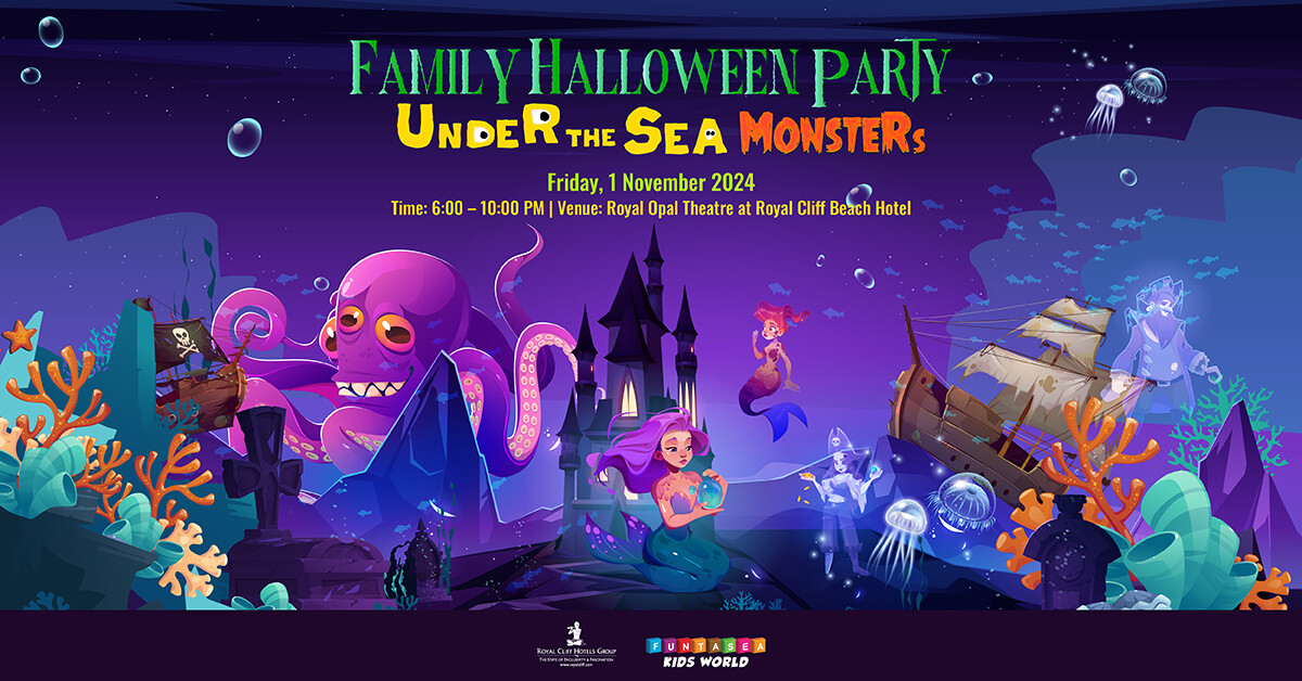 Dive into a Spooky Under the Sea Monsters Halloween Party at Royal Cliff Pattaya