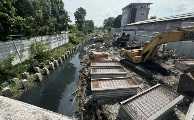 เขตดอนเมืองตรวจสอบการสร้างเขื่อน