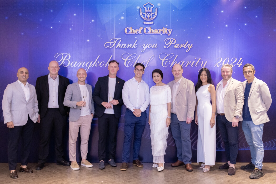 งานเลี้ยงขอบคุณผู้สนับสนุน Bangkok Chef Charity Fundraising Gala 2024 ณ โรงแรม Bangkok Marriott Marquis Queen's Park