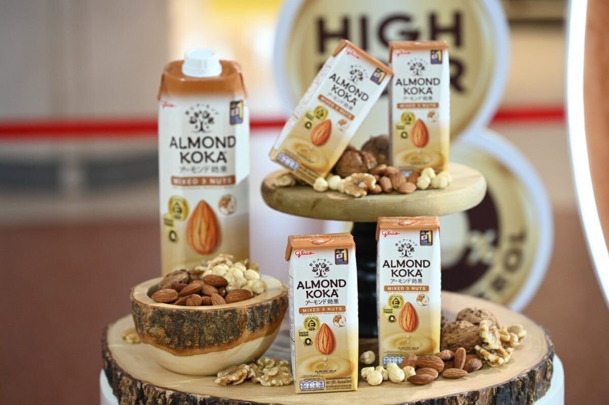 Thai Glico Unveils "Glico Almond Koka Mixed 3 Nuts," to Further Delight Thai Consumers with its expanded range of Almond Koka, Japan's Best-Selling Almond Milk, Aims to broaden its reach in the Plant-Based Milk Sector