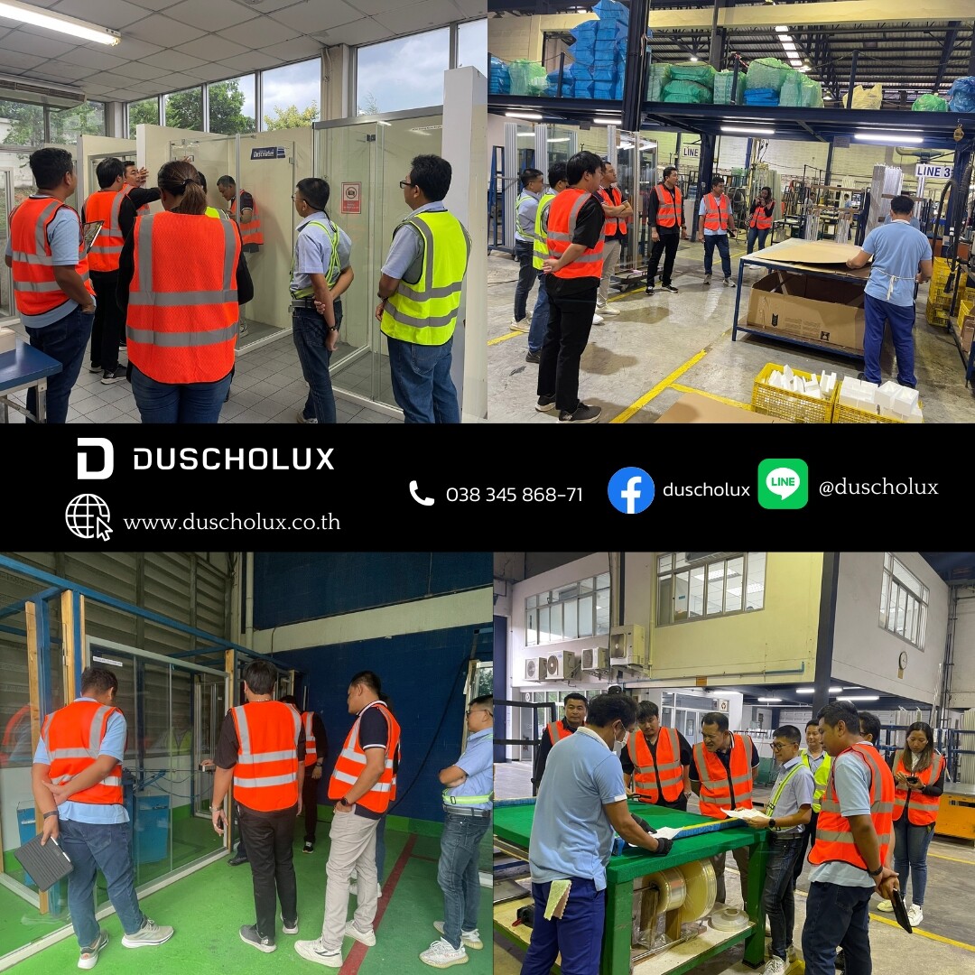 Duscholux Thailand เปิดบ้านต้อนรับทีมงานจาก บริษัท แสนสิริ จำกัด (มหาชน) รับชมนวัตกรรมและกระบวนการการทำงาน ตรวจสอบ และส่งมอบสินค้าของเรา