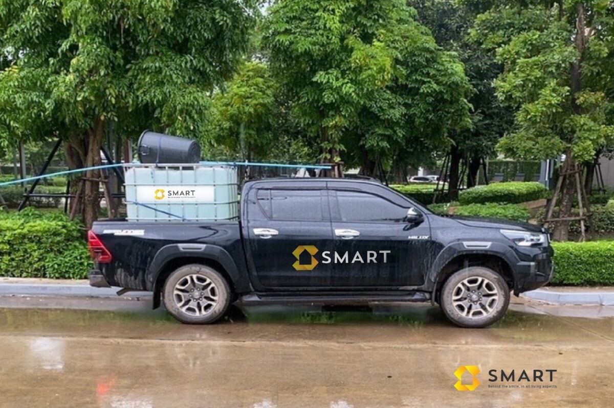 SMART เดินหน้าส่งมอบถังน้ำสะอาด บรรเทาความเดือดร้อน ให้กับลูกบ้านที่ประสบอุทกภัยน้ำท่วมในเชียงราย