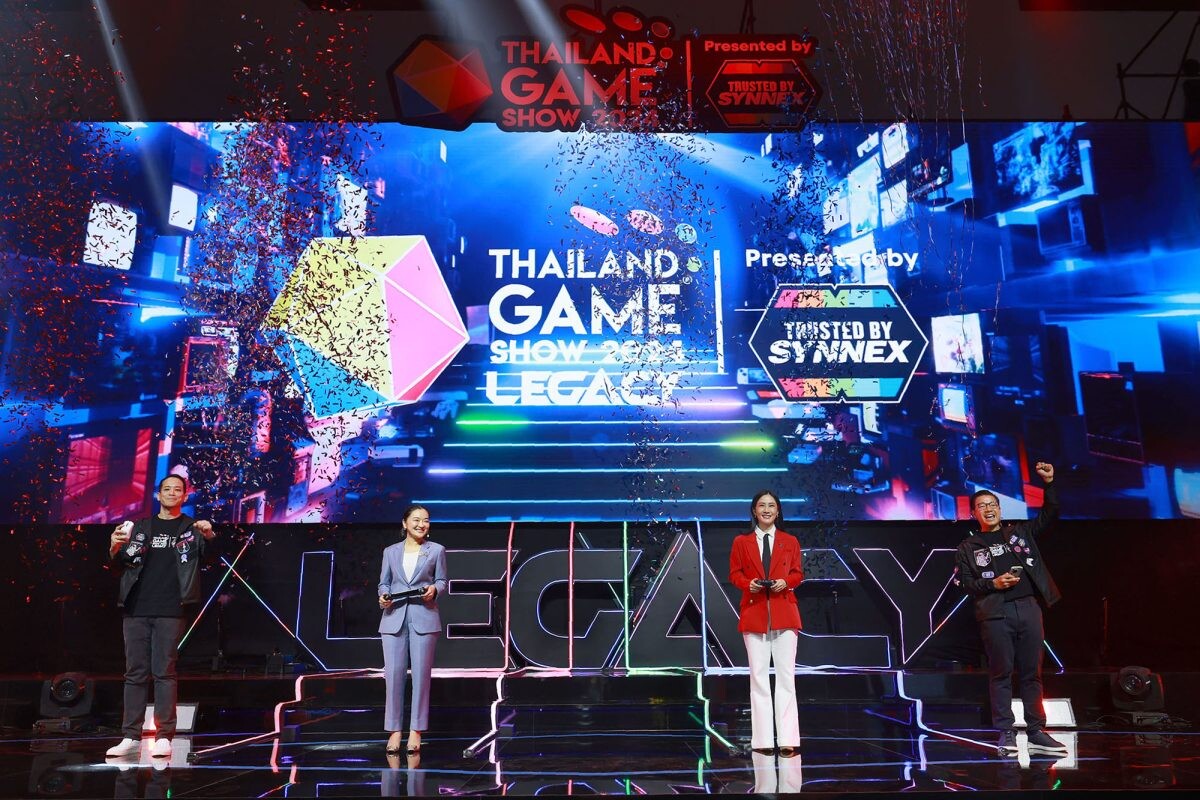 Thailand Game Show 2024 Presented by SYNNEX เปิดตำนานเกมบทใหม่ ชวนเกมเมอร์ตะลุย ความสนุกอัดแน่นตลอด 3 วัน 18 - 20 ต.ค. นี้ ณ ศูนย์การประชุมแห่งชาติสิริกิติ์