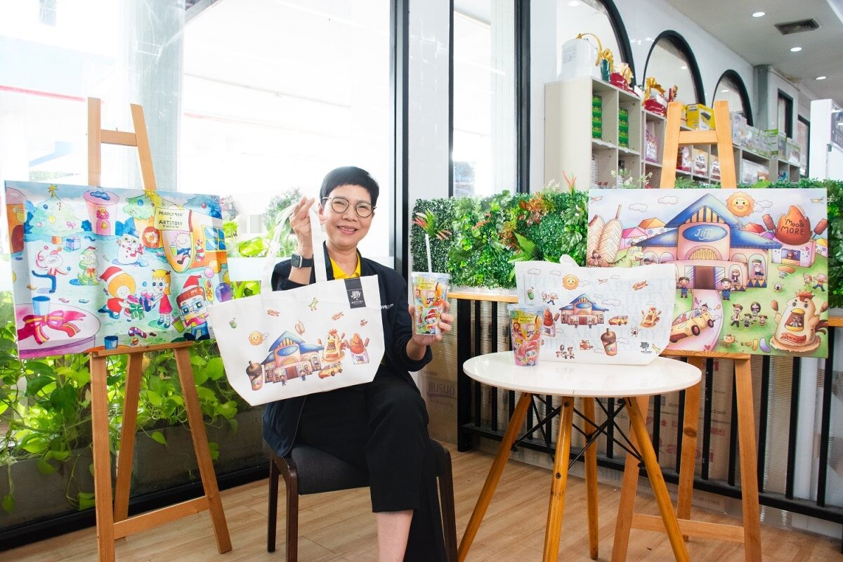 PTTRM ร่วมกับ Artstory By Autistic Thai จัดแคมเปญพิเศษสนับสนุนบุคคลออทิสติกสร้างสรรงานศิลปะ ที่ร้านจิฟฟี่และร้านชานมไข่มุกเพิร์ลลี่ ที