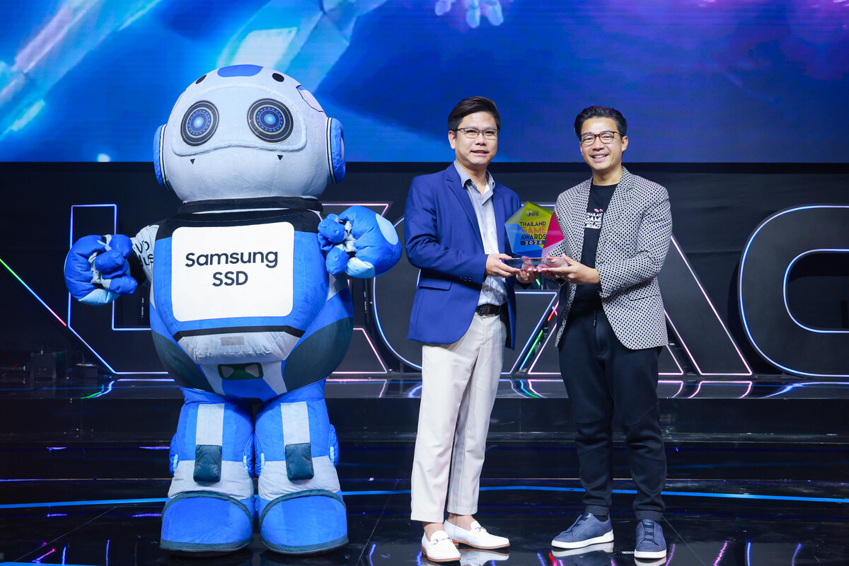 ซัมซุง คว้ารางวัล Best Gaming SSD จากงาน Thailand Game Awards 2024 ตอกย้ำความเป็นเบอร์หนึ่งในใจสายเกมมิ่ง