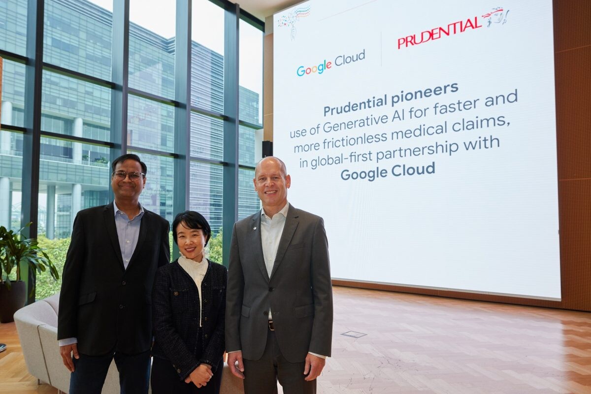 Prudential จับมือ Google Cloud ใช้ Generative AI ยกระดับการเคลมประกันสุขภาพให้รวดเร็วและราบรื่น เป็นครั้งแรกของโลก