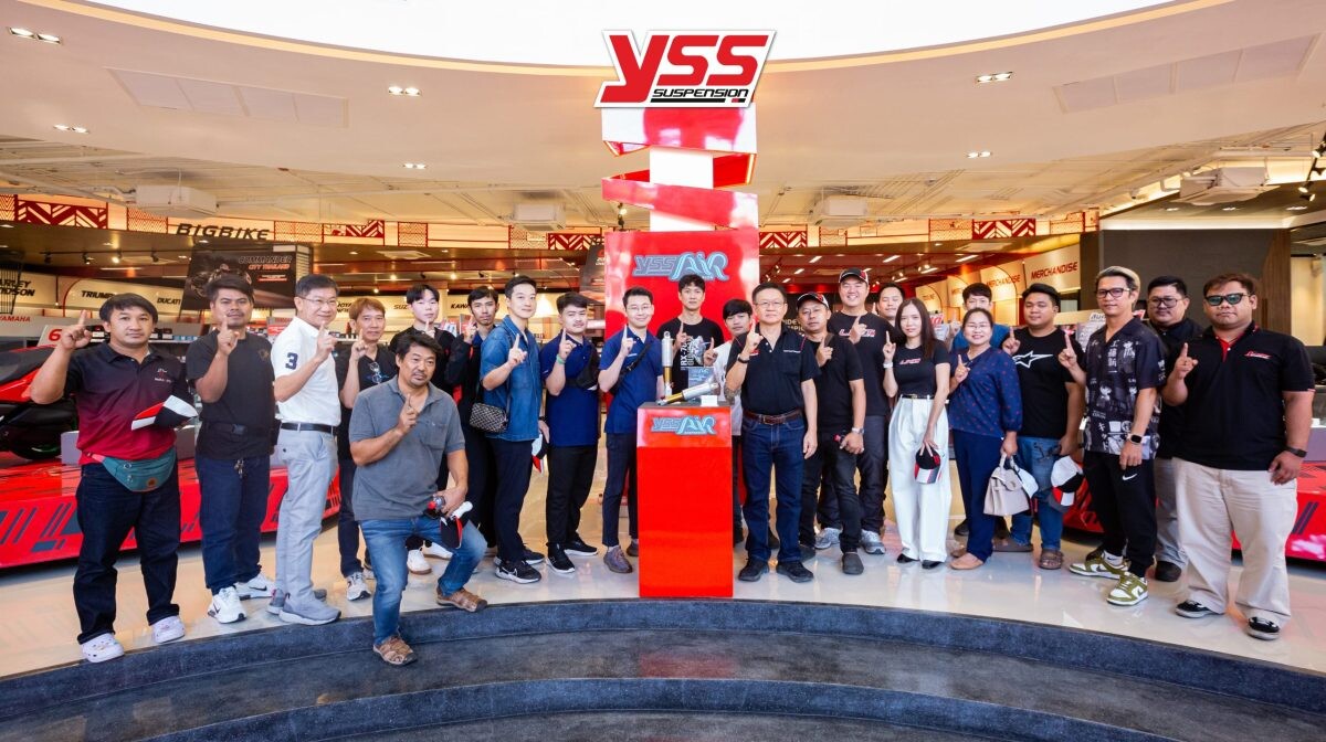 "YSS" เปิดตัวโช้คอัพรุ่นใหม่ "YSS AIR SUSPENSION" เจาะตลาดรถจักรยานยนต์รุ่นยอดนิยม ตอกย้ำผู้นำนวัตกรรมโช้คอัพระดับโลก