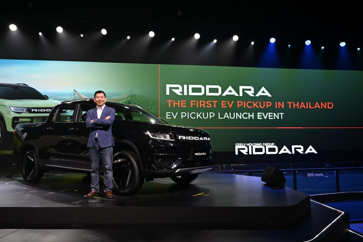 RIDDARA launches RIDDARA RD6 "THE FIRST EV PICKUP IN THAILAND" 100% electric pickup truck, redefining a boundless lifestyle. Starting price is 899,000 baht