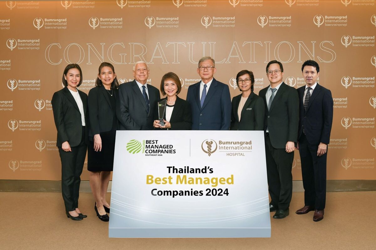 โรงพยาบาลบำรุงราษฎร์ คว้ารางวัล Thailand's Best Managed Companies 2024 ในหมวด Healthcare จาก Deloitte ต่อเนื่องเป็นปีที่ 2 ตอกย้ำความเป็นผู้นำด้านการบริบาลทางการแพทย์ในระดับภูมิภาค