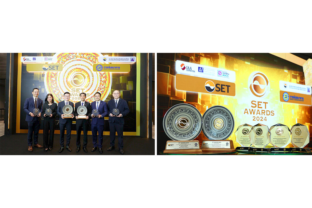 "ศักดิ์ชัย พีชะพัฒน์" คว้า Best CEO พร้อมนำ TISCO รับ 4 รางวัลเกียรติคุณจาก SET Awards 2024