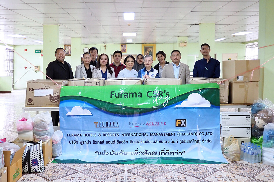 Furama Thailand Hotels and Resorts donate donations to the Good Shepherd Sisters Foundation.