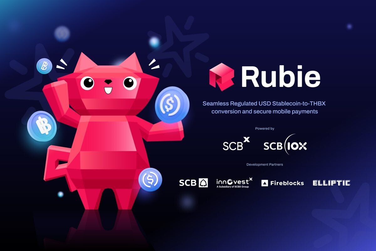 SCB 10X ส่ง Rubie Wallet แอปพลิเคชันกระเป๋าเงินดิจิทัล เข้าร่วมการทดสอบ Regulatory Sandbox ของ ธปท. และ ก.ล.ต. นำนวัตกรรมใหม่ด้านการเงิน ครั้งแรกของเมืองไทยด้วย Purpose Bound Money