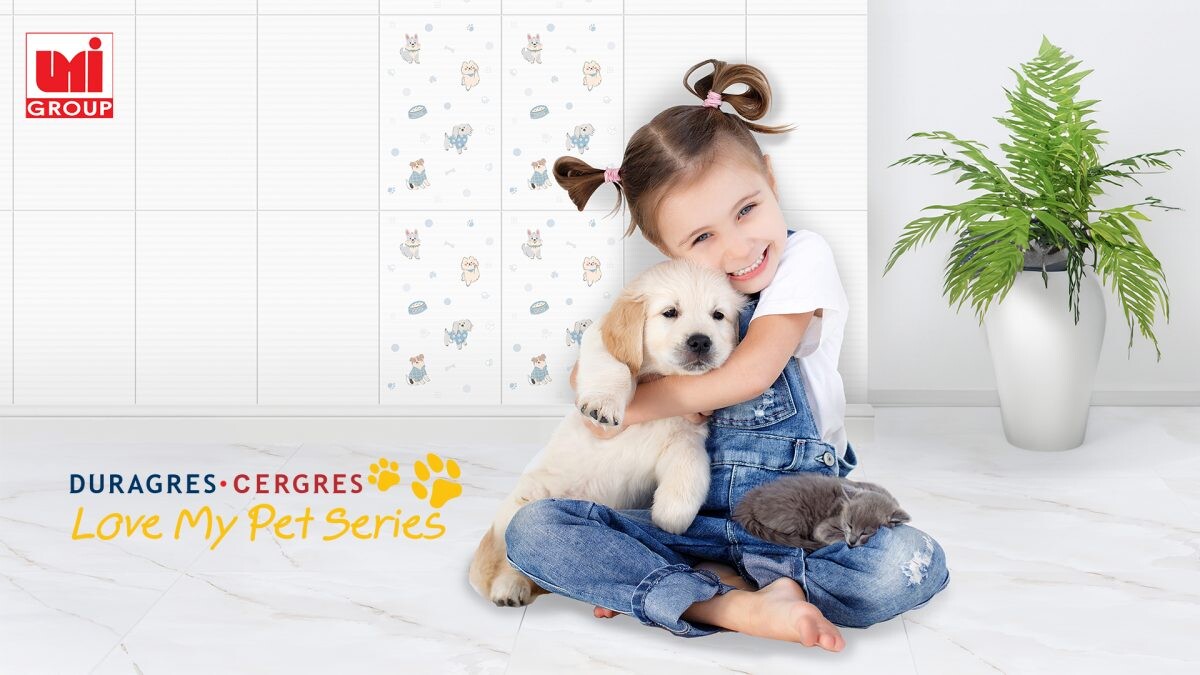 UMI ส่งกระเบื้องซีรีส์ใหม่เอาใจคนรักสัตว์เลี้ยง "Love My Pet Series"