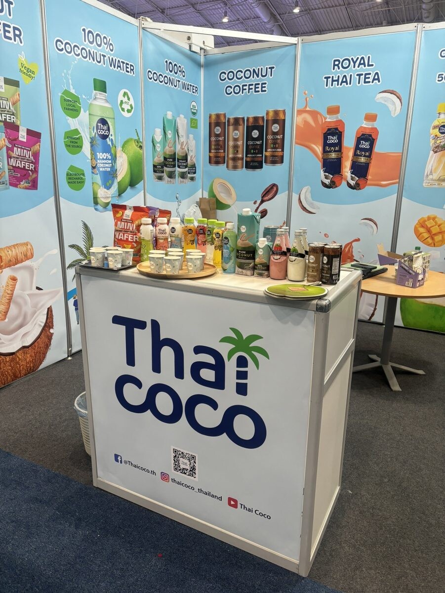 COCOCO ออกบูธ "THAILAND INTERNATIONAL MEGA FAIR" ตอกย้ำผู้นำธุรกิจส่งออกผลิตภัณฑ์แปรรูปกะทิ และน้ำมะพร้าวรายใหญ่ของไทย