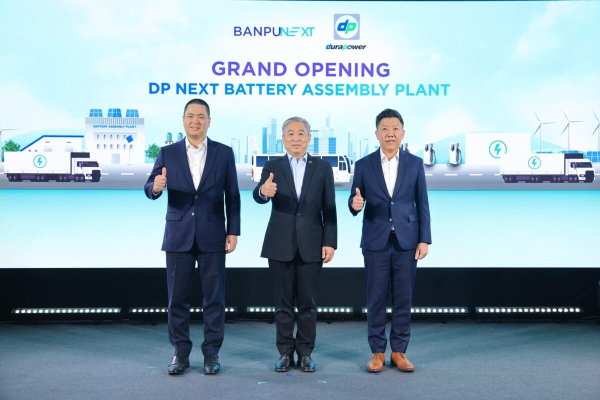 Banpu NEXT and Durapower ready for mass production at Thailand battery assembly plant, leading country's commercial electric vehicle transition