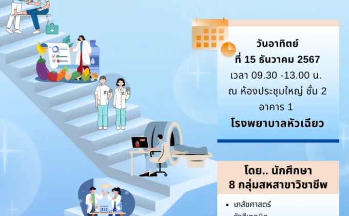 โรงพยาบาลหัวเฉียว เปิดบ้านต้อนรับ