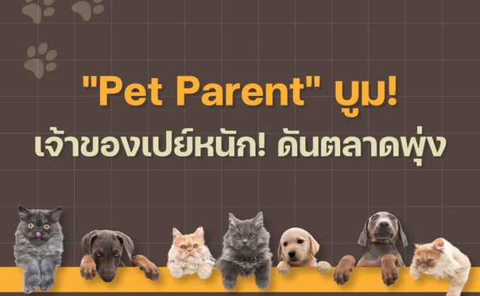 Pet Parent บูม! เจ้าของเปย์หนัก!